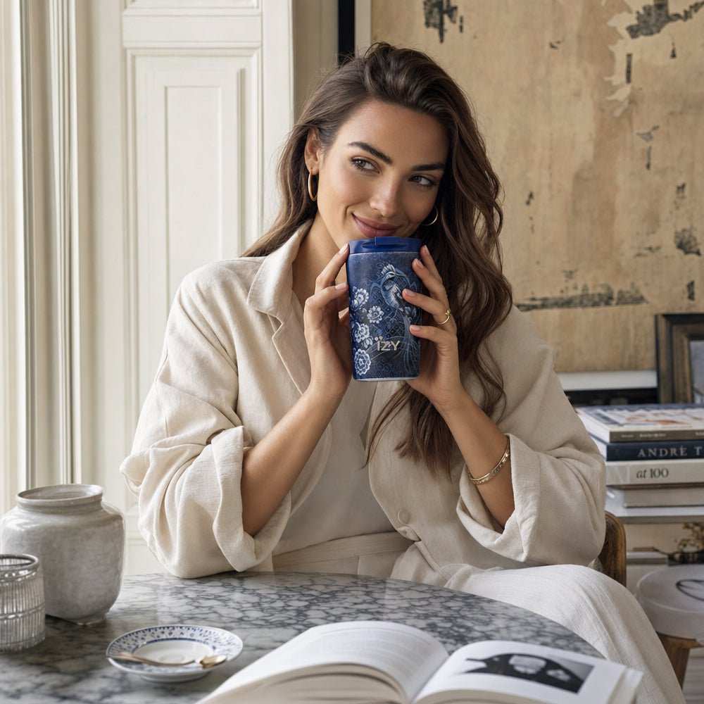 IZY Thermos Mugs - Royal Blue 2.0 - 350ML To-Go Insulated Coffee mug