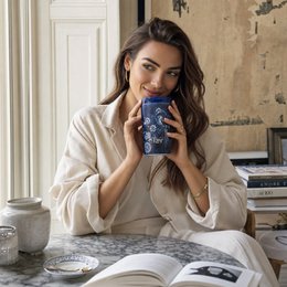 IZY Thermos Mugs - Royal Blue 2.0 - 350ML To-Go Insulated Coffee mug