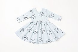 Long-Sleeved Dress with Bonnie the Dog