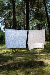 Jacquard Beach Handtuch - Dschungel - zwei Farben