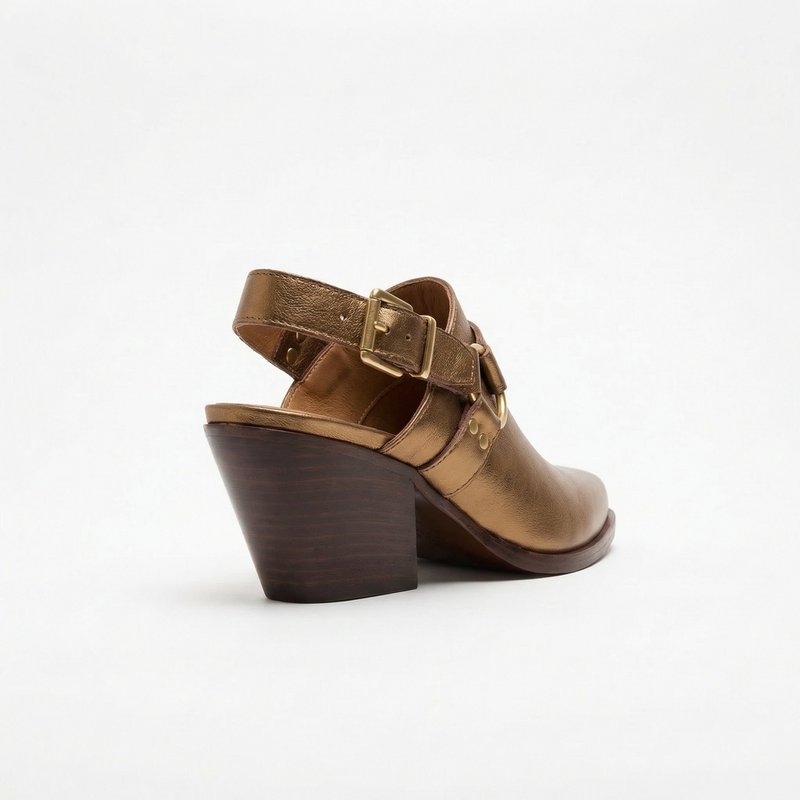 Deva Gold Mules