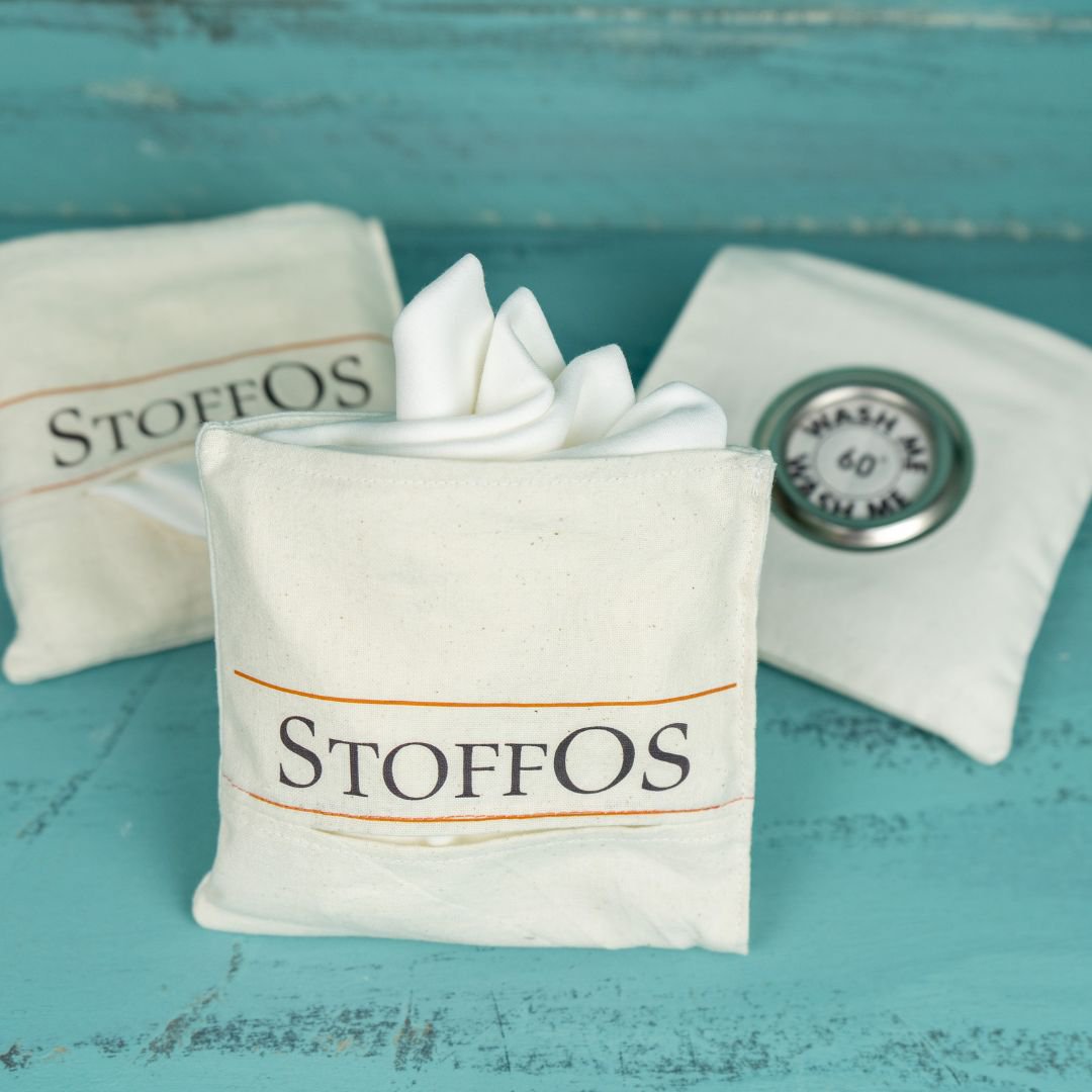 De officiële stofdoeken met stoffen handdoeken