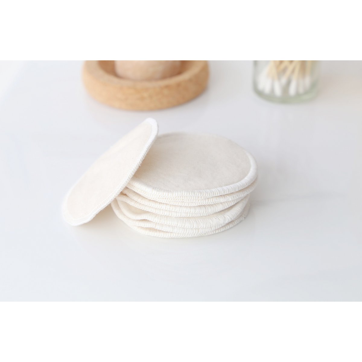 Reusable Makeup Remover Pads Set x 12 | Organic Cotton