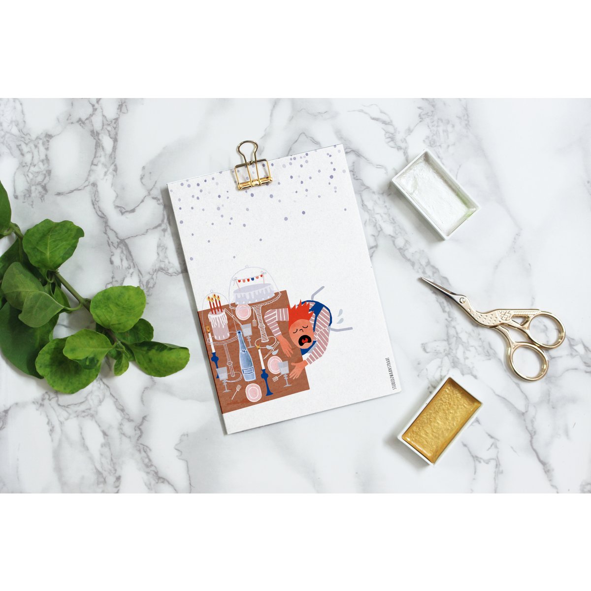 Postkarte "Es ist meine Party ..."