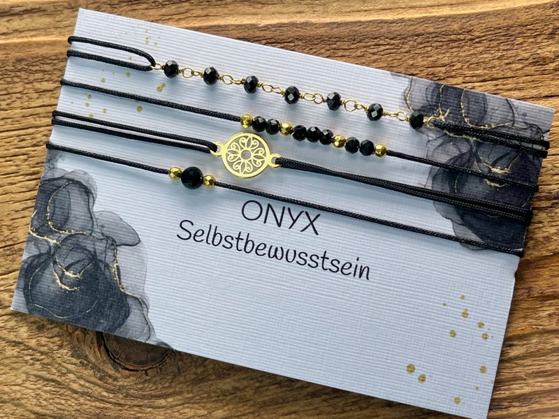 Bracciale con ONICE oro