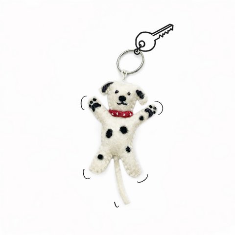 Keyring dog dalmatiër
