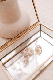 Hair clips in a variety of neutral colors, featuring a minimalist design with gold accents. Suitable for kids, these hair clips come in small and medium sizes.