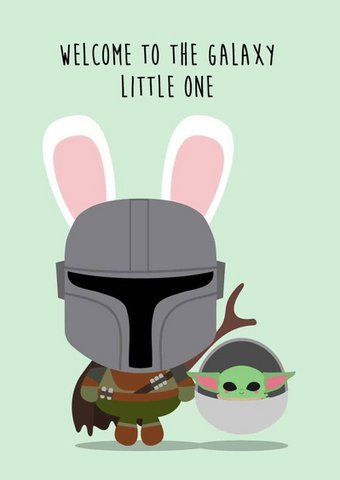 Welcome to the galaxy mandalorian and yoda
