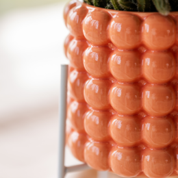 Kolibri Home | Mohn Sierpot - Orange - Ø9cm