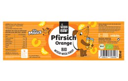 Sirup mus økologisk fersken appelsin > bland op til 4 L drink, 100% økologisk, 100% lækker og 100% mus