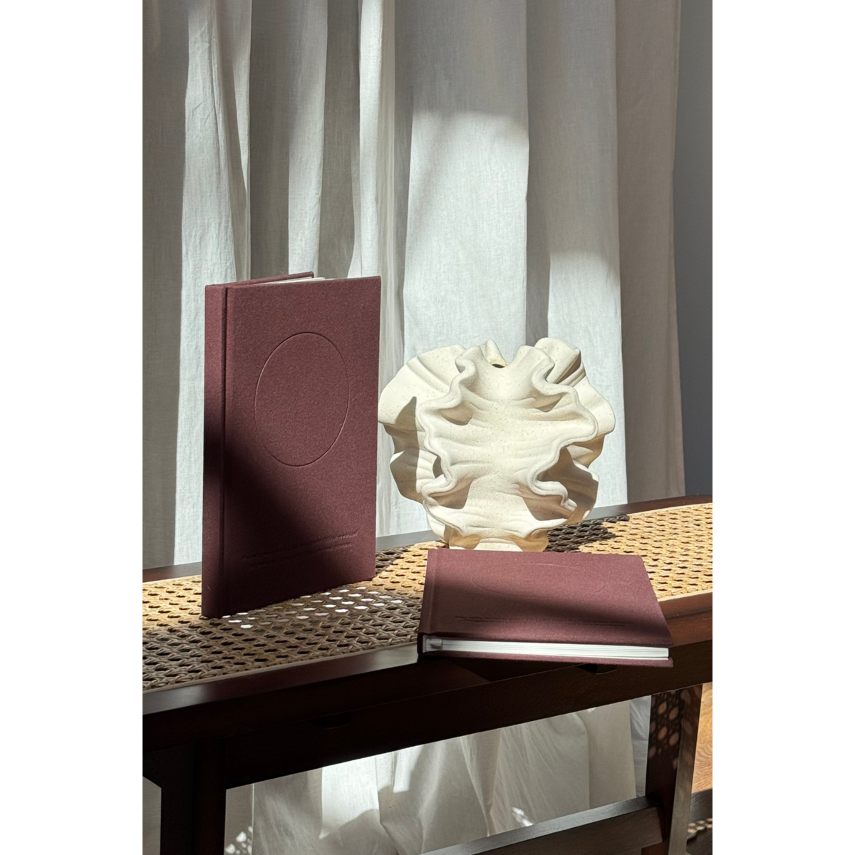 The Life Barn Filling Journal Red Dark Red