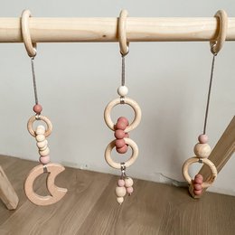 Babygym toys / Moon - blush