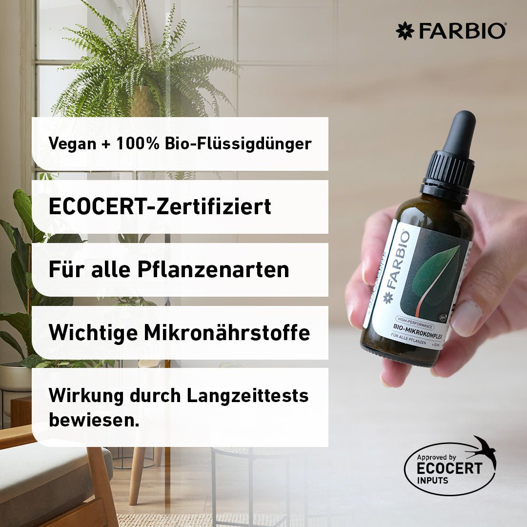 FARBIO® organic microcomplex | Healing for your plants | Premium liquid fertilizer