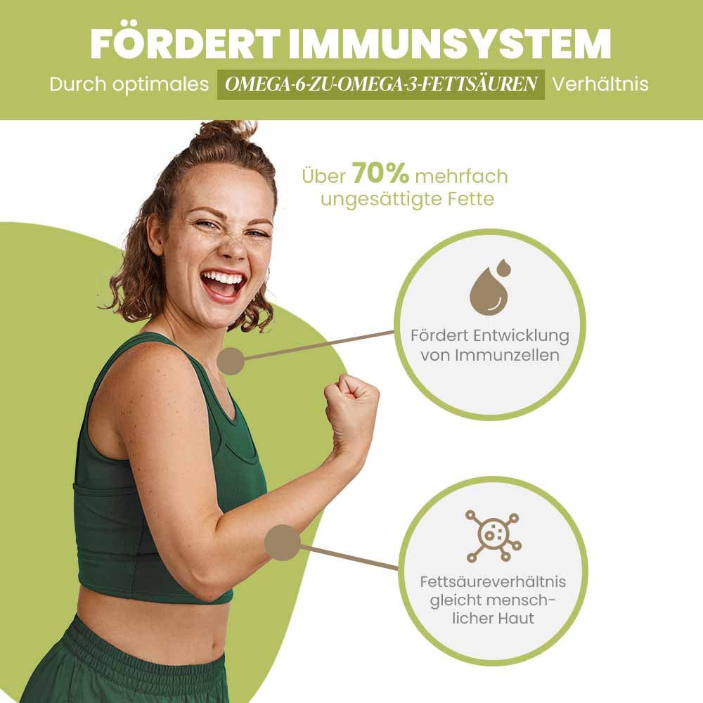 Sanuus 2in1 Bio hampolie 100 ml til immunsystemet og til at tabe sig