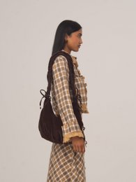 Willow Brown Plaid Crop Shirt