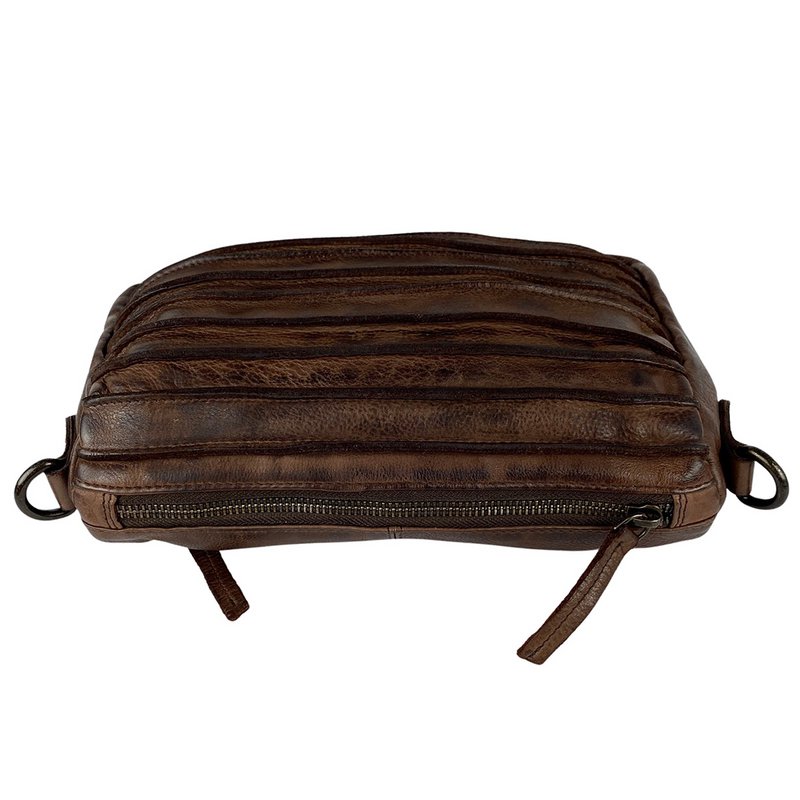 Borsa A Spalla Da Donna Realizzata In Pelle Lavata In 4 Colori