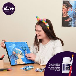 Okto Sensory Art 3D Painting - Manga - Water