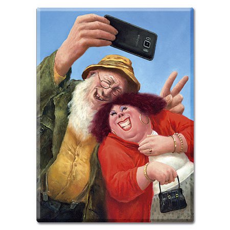 Fridge magnet - Selfie