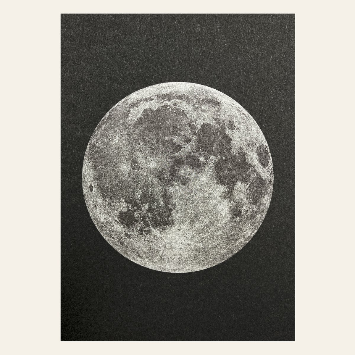 RISOGRAFIA POSTRACCARD - Luna - Din A6