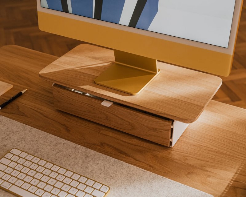 Desk Shelf Mini - Monitor Stand with Drawer