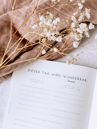 Blütentagebuch - englisch