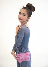 Sac bandoulière Moon - Rose Pailleté Glitter