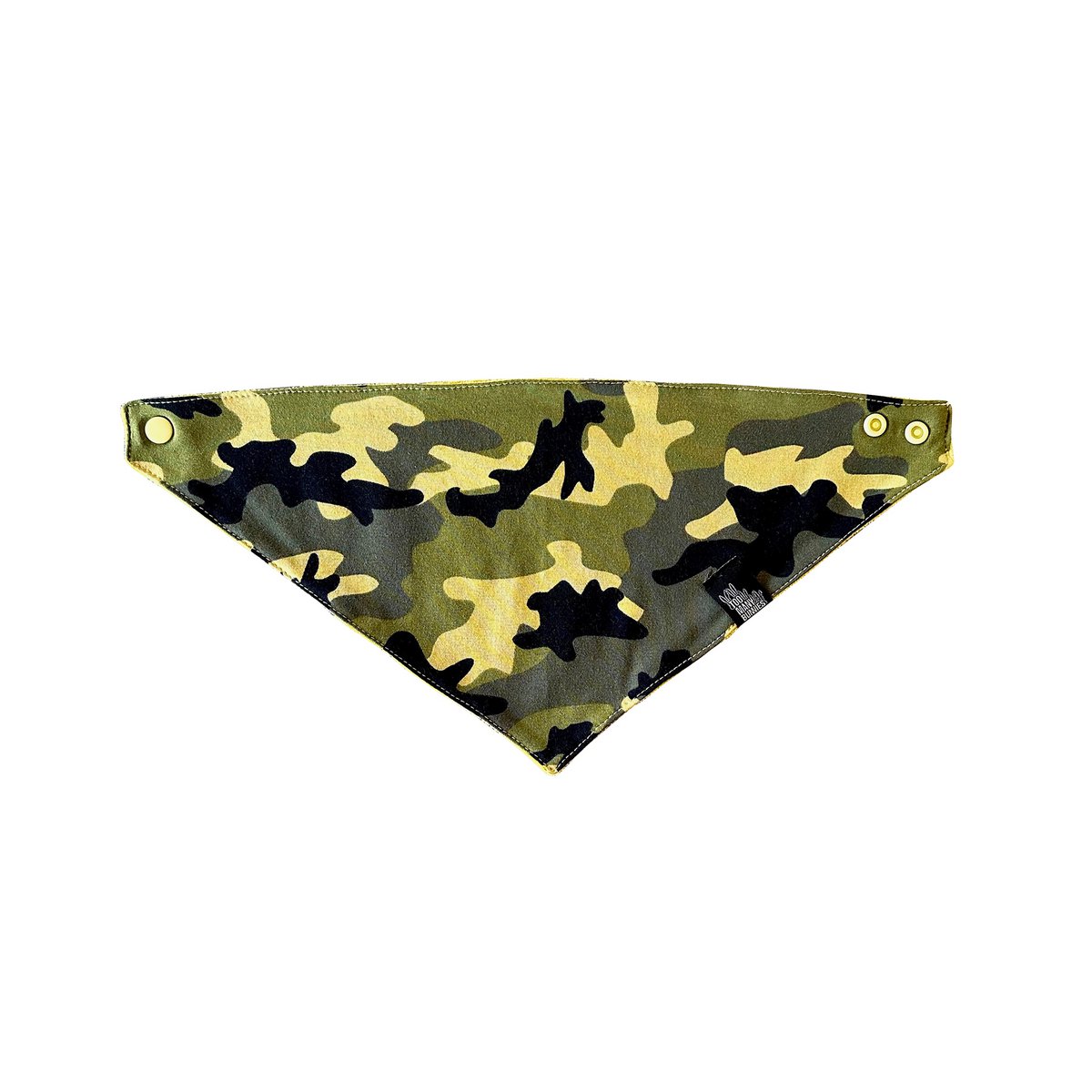 Écharpe Army Print Jaune
