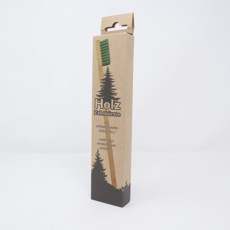 Beech wood adult toothbrush