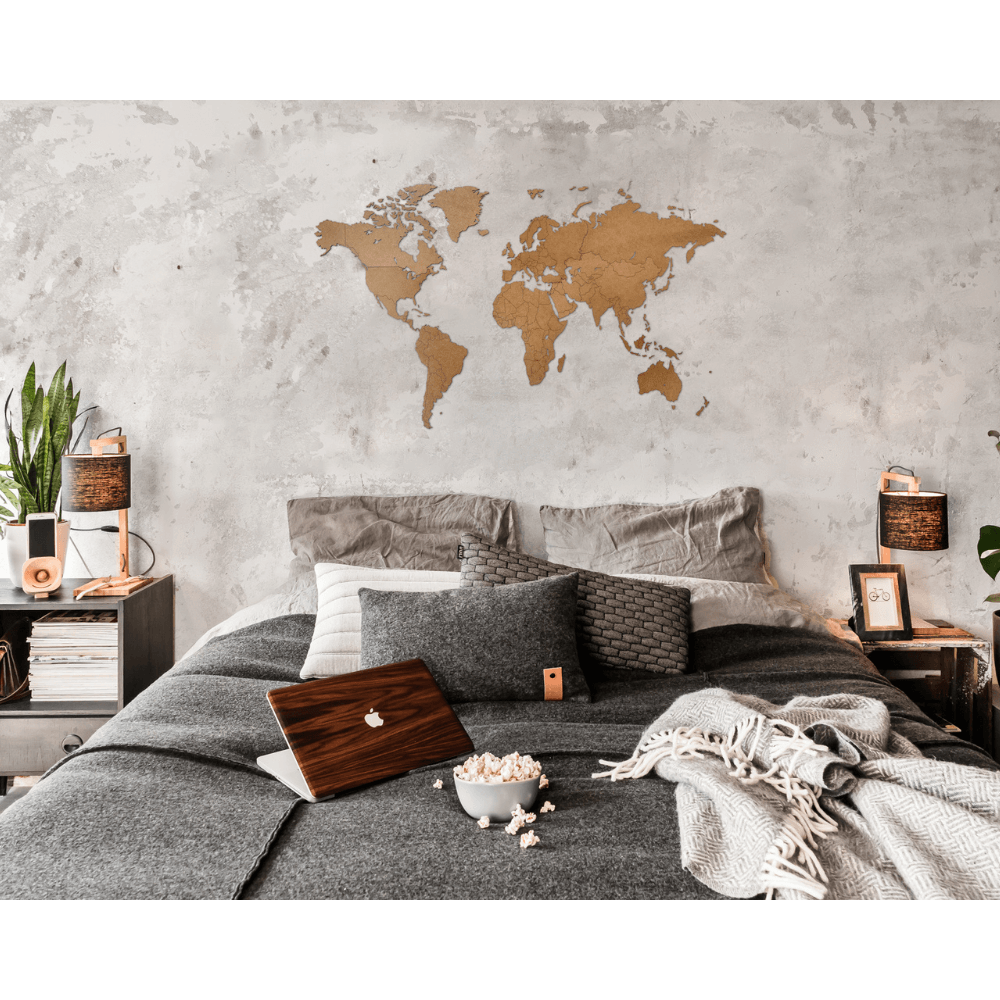 Mappa del mondo in legno - Fai da te - HDF