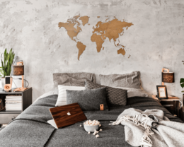 Mappa del mondo in legno - Fai da te - HDF