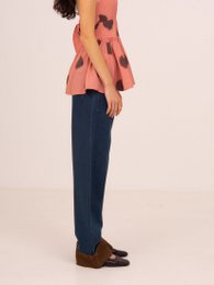 Backstreet Blue and Brown Denim Pants