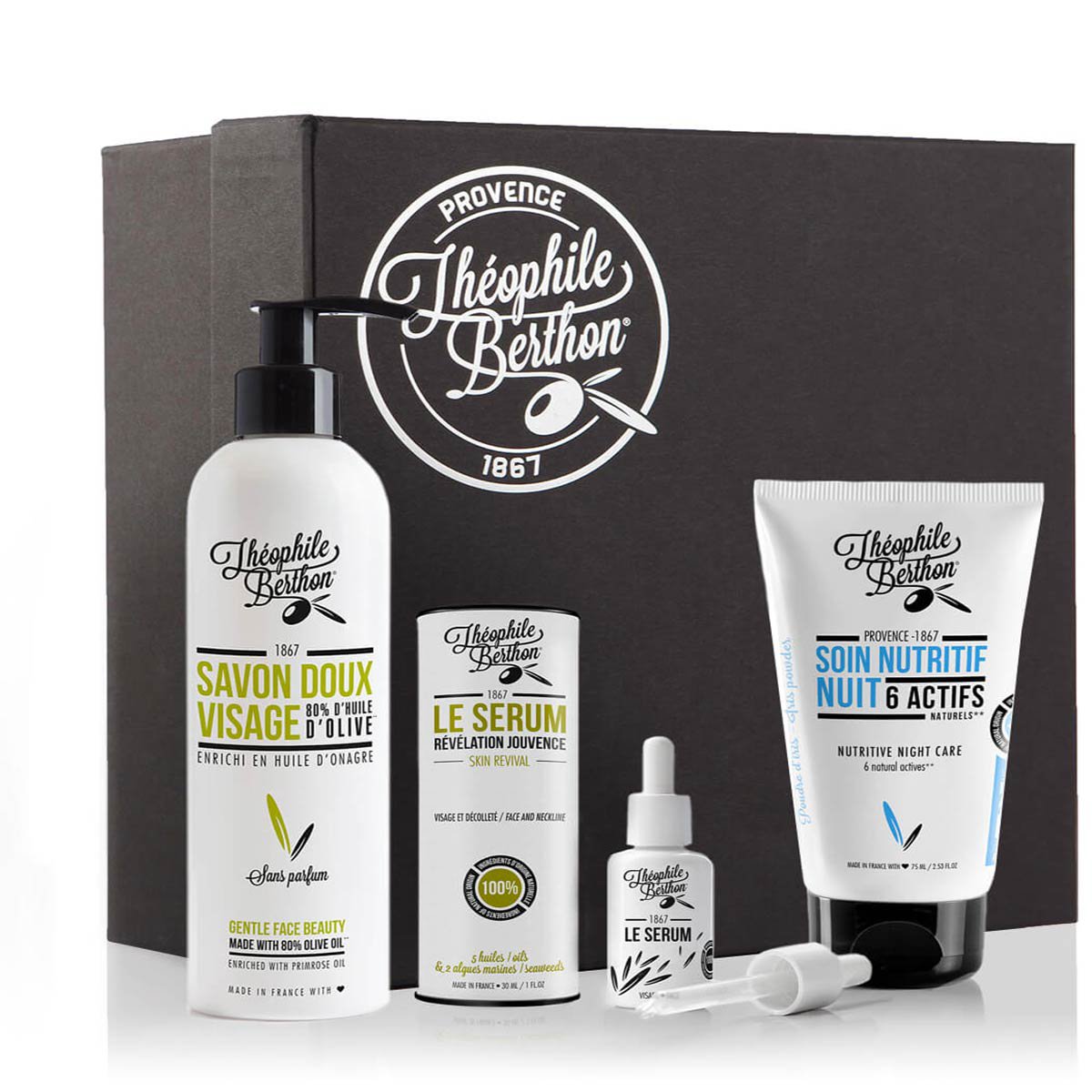 Coffret cadeau - Belle et bien dans sa peau -  Trois soins visage naturels