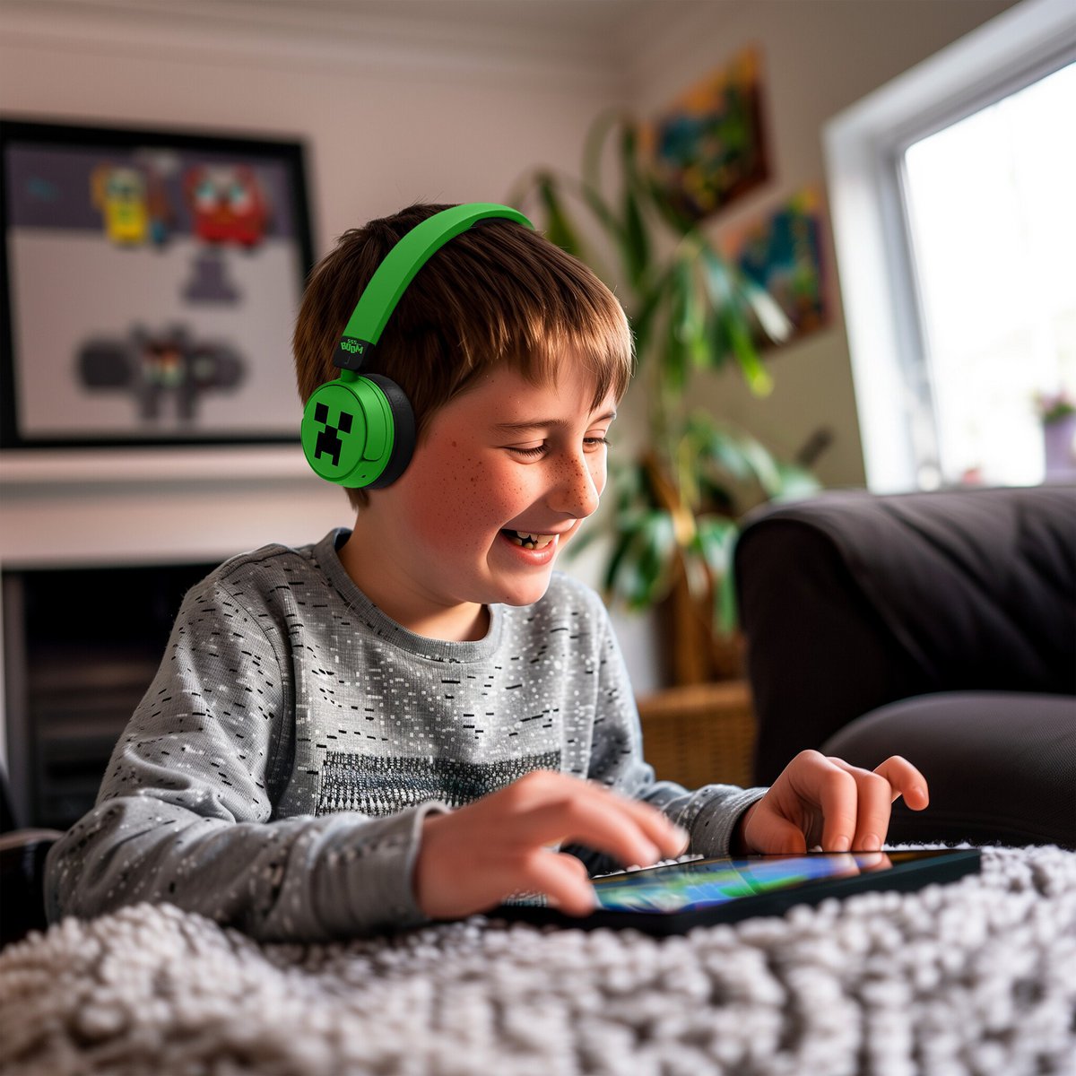 Minecraft - Creeper - junior bluetooth headphones