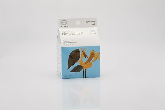Natursutten pacifier Butterfly - cherry M