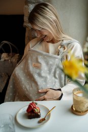 TISU ammebetræk, Beige Daisy