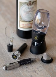 LAGUIOLE COFFRET VIN WINE AERATOR GIFTSET 4 ACCESSORIES