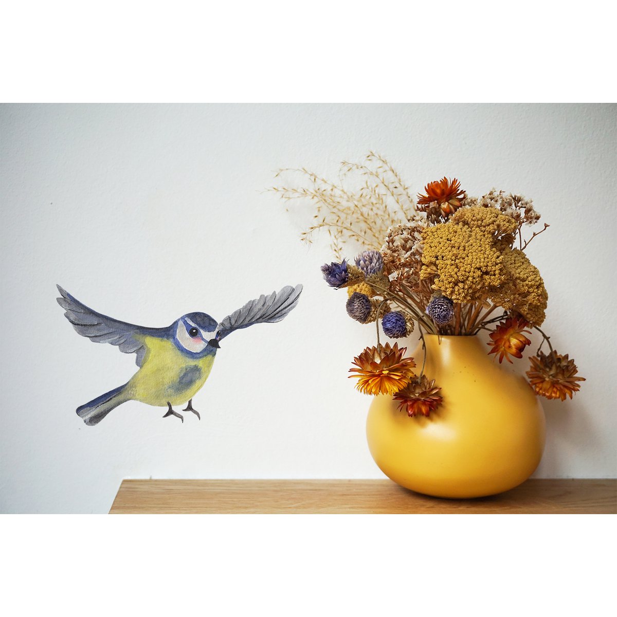Wall sticker blue tit