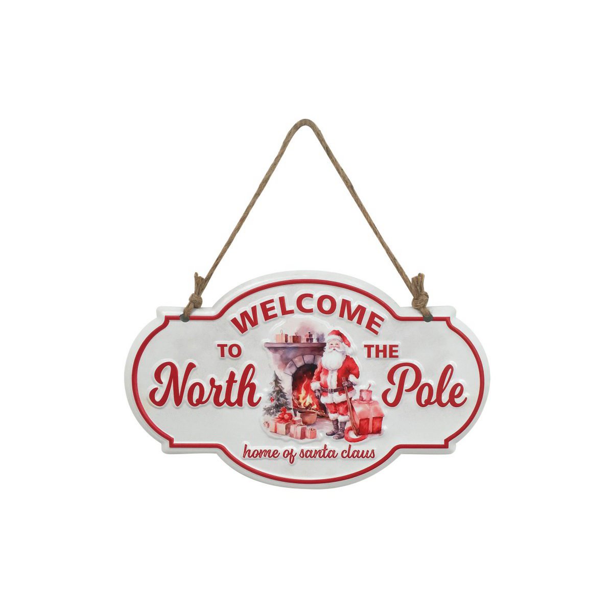 Metalskilt Nordpol 30x18,5 cm Isabelle Rose
