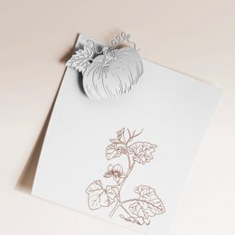 Assortiment de 12 magnets en métal - jardin
