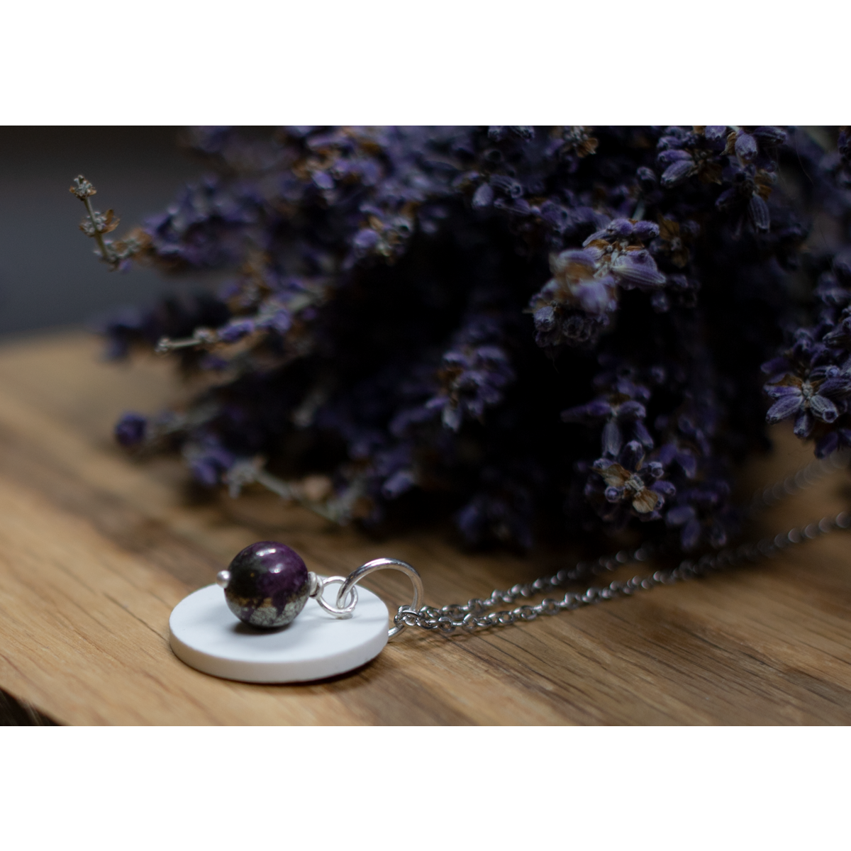 Halskette für Aromatherapie und Lithotherapie