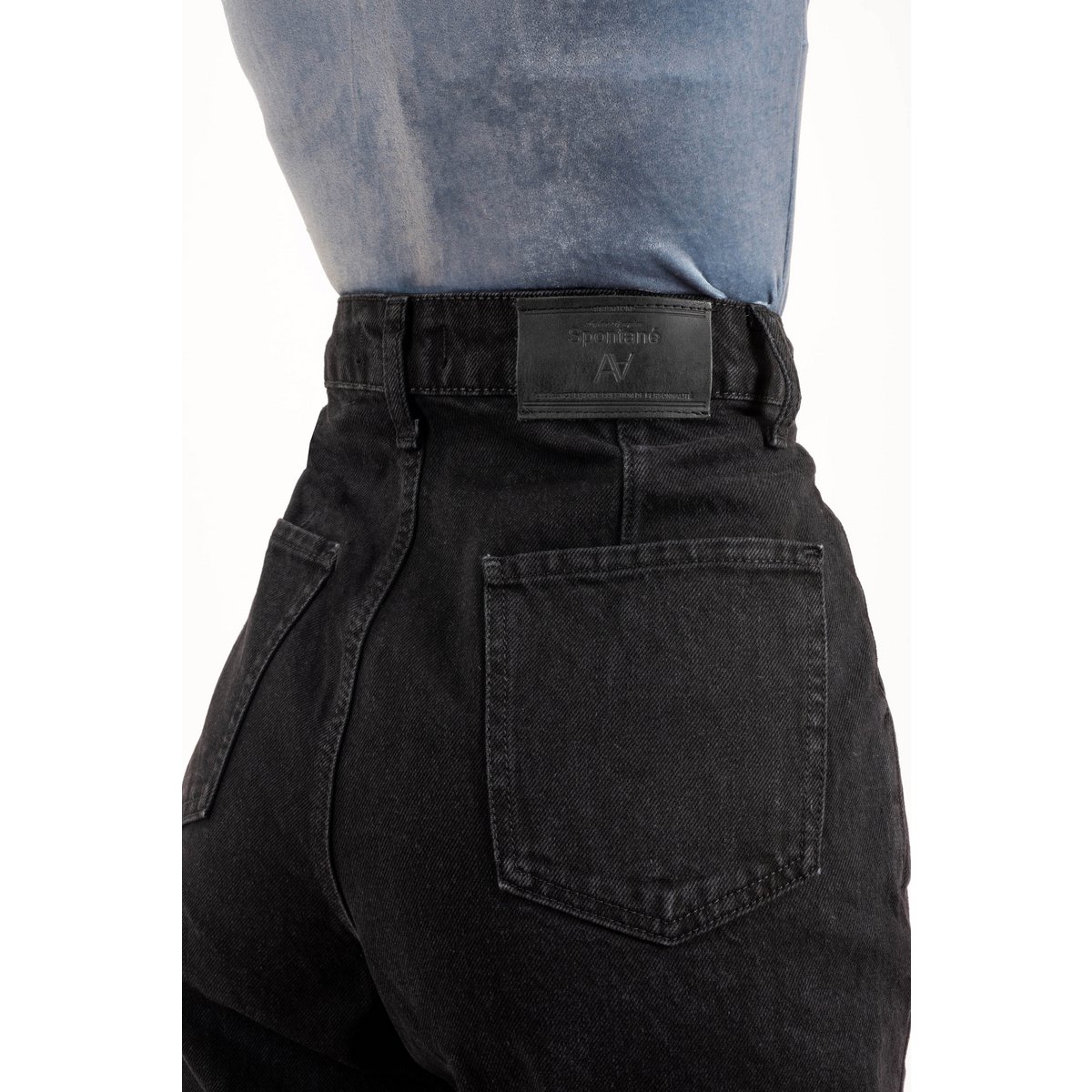 Jean mom femme - Taille Haute - style année 80 revisité