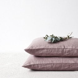 Ashes of Roses Linen Pillowcase