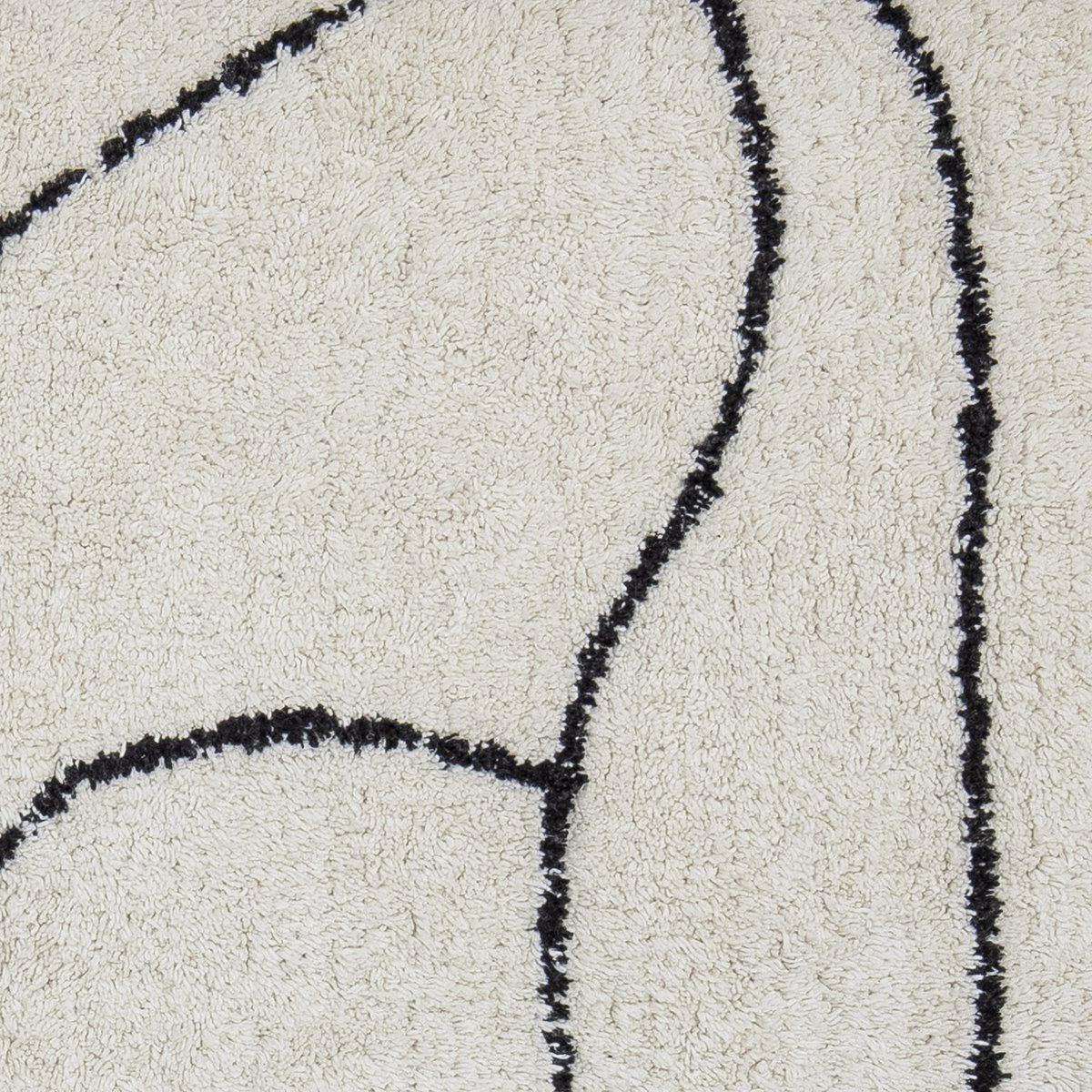 Viga Rug, White, Cotton