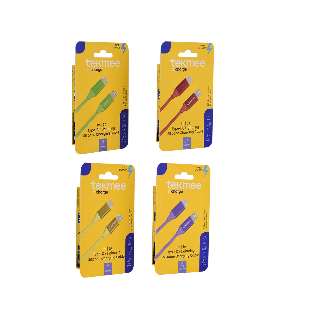 TEKMEE Silicone cable 1 meter TYPE C