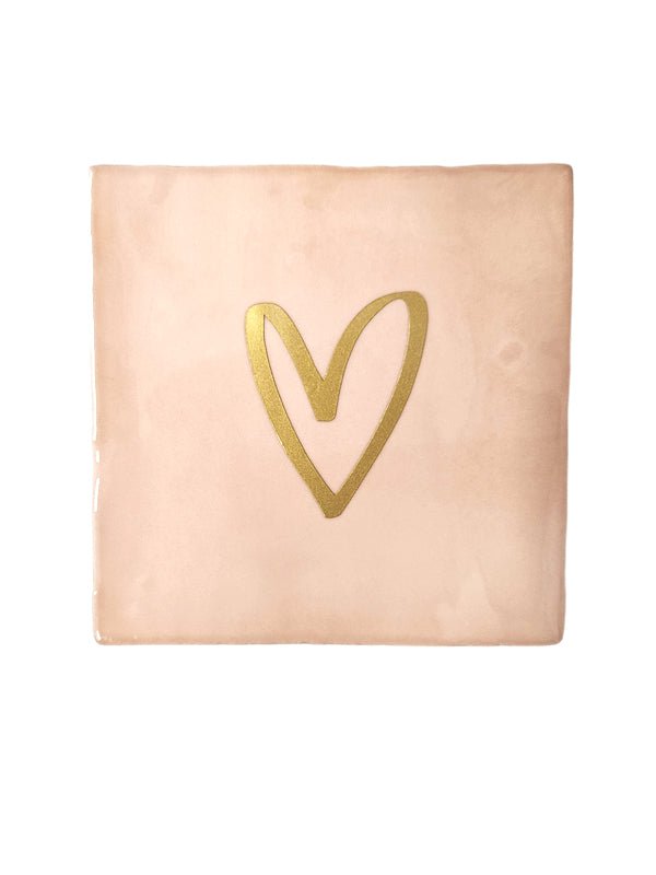 Tegeltje – Hartje | blush pink