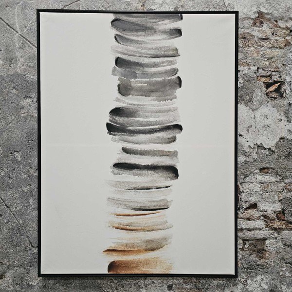 Gaia stacking blocks black 90x120cm (69036)