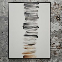 Gaia stacking blocks black 90x120cm (69036)