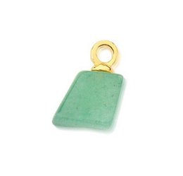 Ciondolo in pietra preziosa trapezoidale