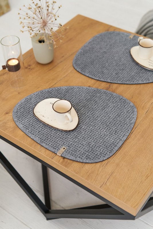 Set de table en feutre goutte CROSSES