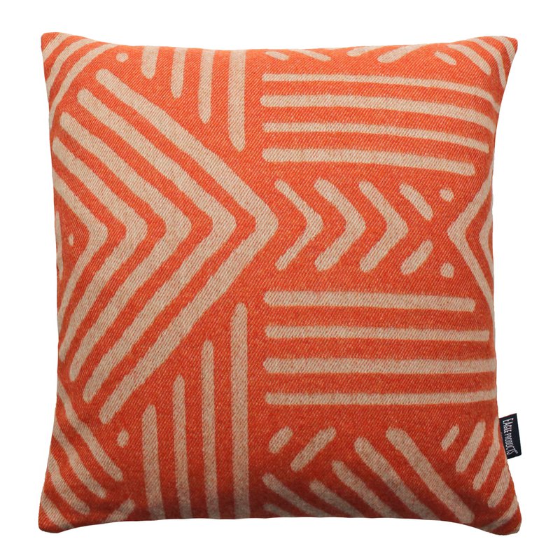 Housse de coussin MAORI orange